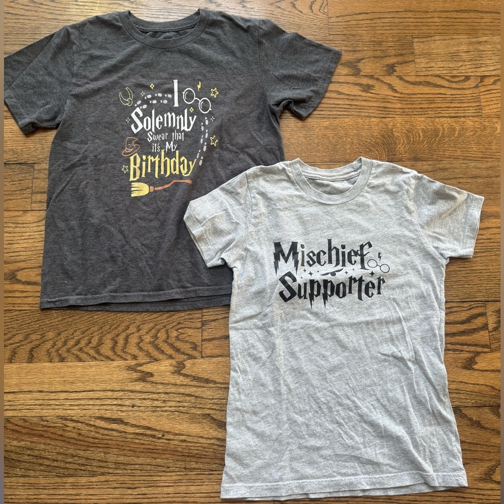 Harry Potter Tee Bundle | Mischief Supporter Birthday Shirt Youth Medium